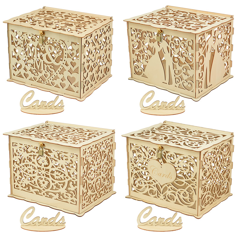 Card Index Box - 30X24X21cm DIY Kotak Kartu Hadiah Pernikahan