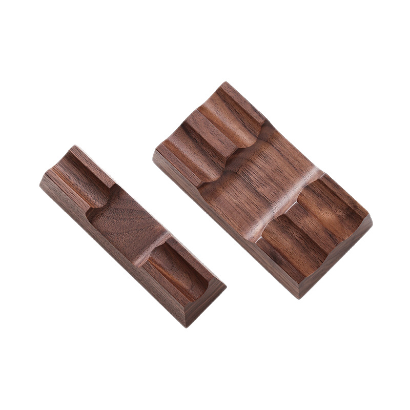 Pen Rest Single - Tempat Pena Kayu Walnut untuk Pena