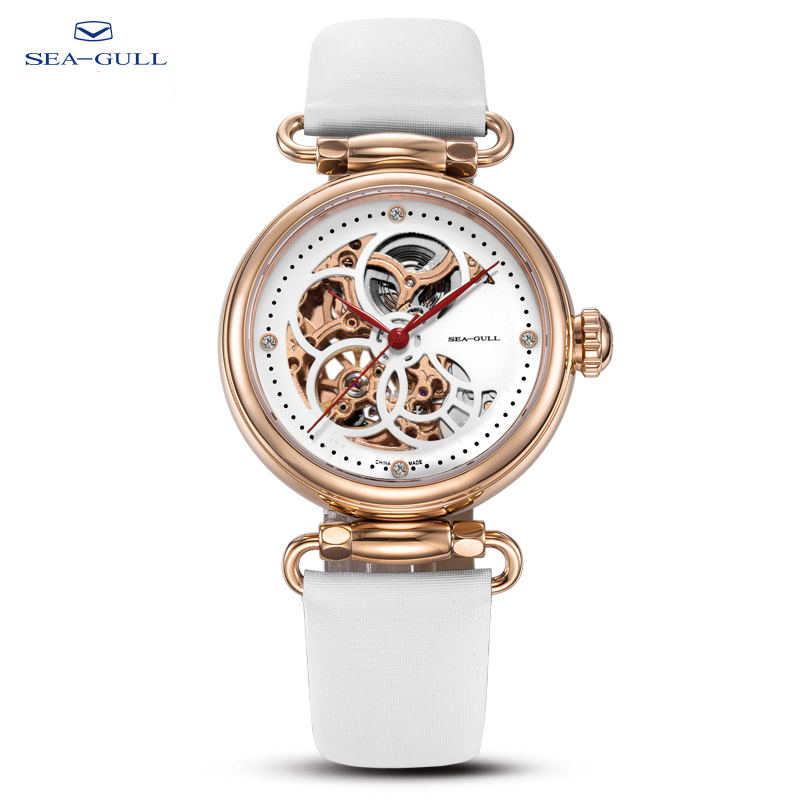 Paper Weight Crystal - Jam Tangan Wanita Mekanis Dial Kerawang