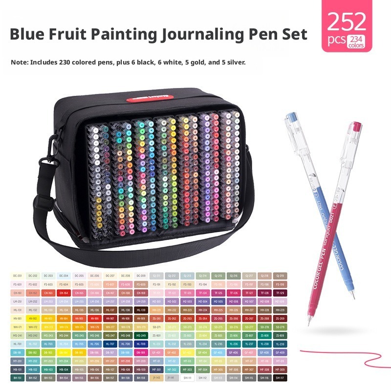 252Pcs 234 Warna Set Pena Luki - Correction Pen Fine ulasan dan harga