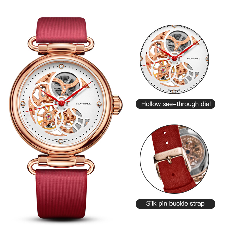 Jam Tangan Wanita Mekanis Dial - Paper Weight Crystal ulasan dan harga