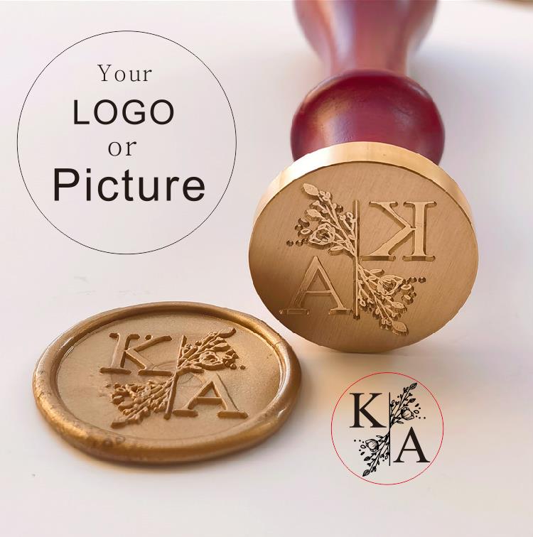 Cap Segel Lilin Segel Kustom D - Wax Seal Stamp Set ulasan dan harga
